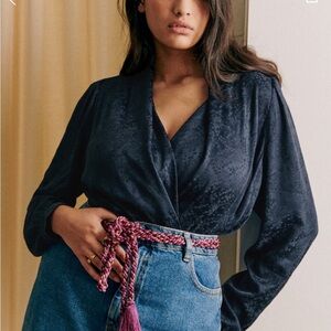 Sezane ABELIA blouse, size 36.